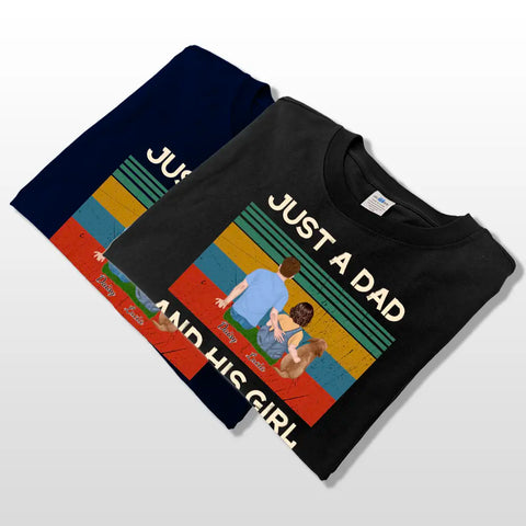 Solo un papá y sus hijos: camisetas, sudaderas y sudaderas personalizadas, regalo para papá y abuelo.