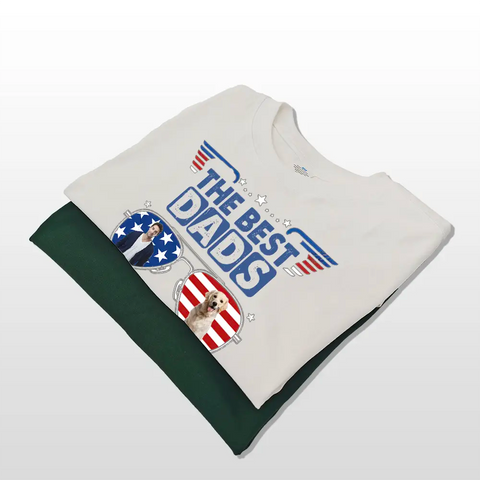 Los Mejores Papás: Camisetas, sudaderas y sudaderas de algodón personalizadas para amantes de las mascotas 