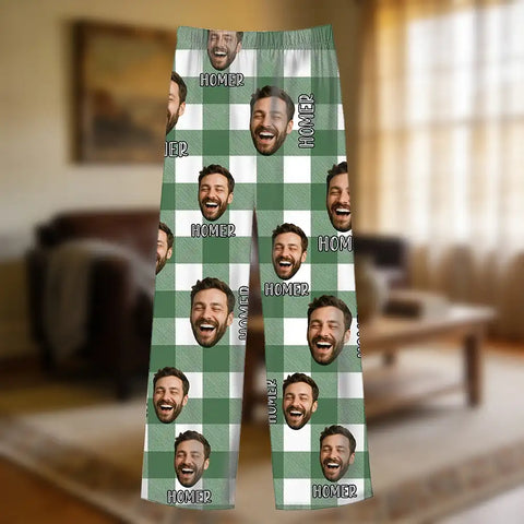 Personalized Custom Face Photo Pajamas for Couples