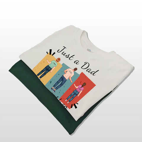 Solo un papá: camisetas, sudaderas y sudaderas personalizadas, regalo para papá y abuelo. 