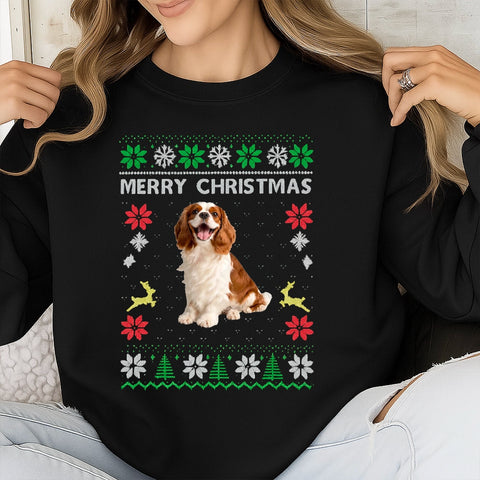 Personalized Christmas Pet Photo T-Shirt、Sweatshirt、 Hoodie