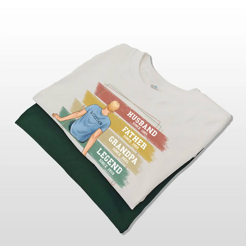 Mari Père Grand-père Légende - T-shirts, sweats à capuche et sweatshirts personnalisés