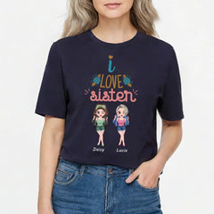 with friends, personalized cotton t-shirts, hoodies, sweatshirts, gifts for sisters