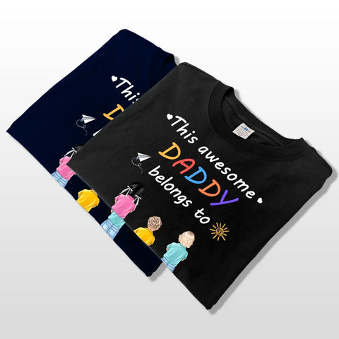 Este es un gran regalo para padres, un regalo amoroso del niño a mamá y papá: camisetas, sudaderas y sudaderas personalizadas. 