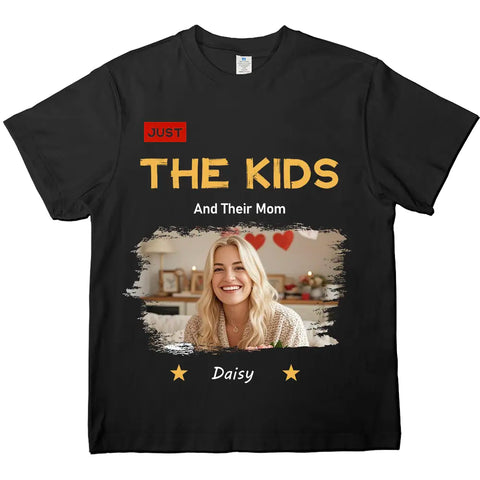 Juste une maman et ses enfants - T-shirts, sweats à capuche et sweatshirts personnalisés, cadeau pour maman