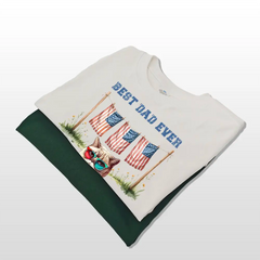 Regalos unisex personalizados del Día de la Independencia de Estados Unidos para papá: camisetas, sudaderas y sudaderas personalizadas. 