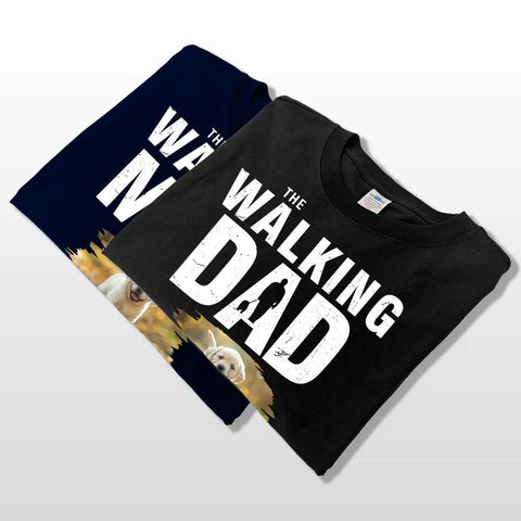 Camiseta, sudadera y sudadera premium personalizadas "The Walking Parents" - Perro - Regalo para dueños y amantes de las mascotas 