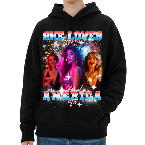 Camiseta Old School Freedom: camiseta del Día de la Independencia inspirada en los años 90 para estadounidenses orgullosos.