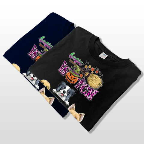 Custom Halloween T-Shirt ，Sweatshirts, Hoodies – Personalized Cute Pet Portrait, Spooky & Fun Design