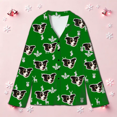 Custom Christmas Pajamas with Family Photo – Matching Holiday Set