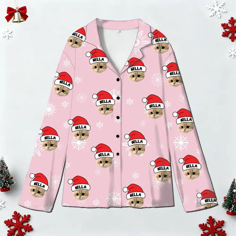 Personalized Christmas Family Pajamas – Long Sleeve Matching Sets for Adults, Kids & Pets