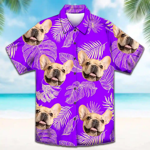 Custom Printed Hawaiian Shirt – With Your Pet, Partner, or Yourself