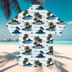 Camisa hawaiana con foto de mascota - Camisa unisex personalizada para vacaciones 