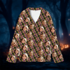 Personalized Halloween Pajamas – Custom Sleepwear with Dog, Cat or Human Face