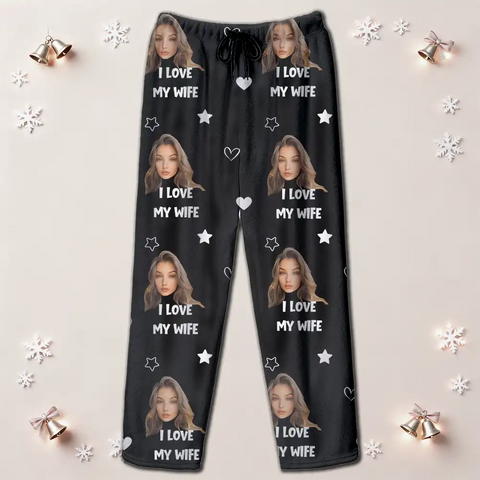 Custom Family Christmas Pajamas – Short Sleeve Flannel Matching Sleepwear