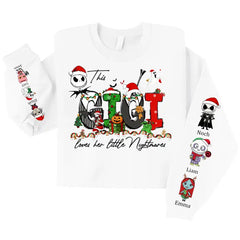 Personalized Christmas Sweatshirt – Custom This Mom Loves Her Nightmare Sweater