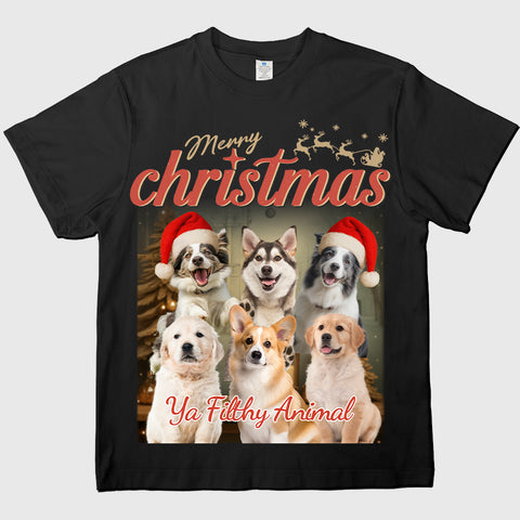 Personalized Christmas Gift T-shirts, Hoodies, Sweatshirts - Custom Pet Photos
