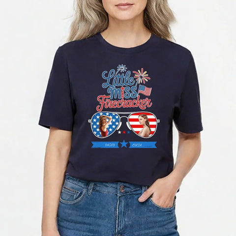Fêtez l'Indépendance, petite Miss Pétard ! T-shirts, sweats et sweats à capuche personnalisés en coton
