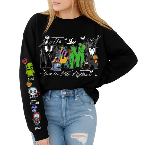 Personalized Halloween sweatshirt，hoodie  - customizable with cute characters and names