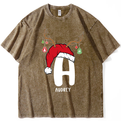 Personalized Vintage Christmas Matching Shirt – Custom Family & Couple Tee