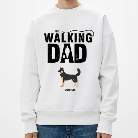 Camiseta, sudadera y sudadera unisex personalizada "The Walking Parents" - Regalo para dueños y amantes de las mascotas. 