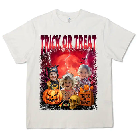 Personalized Bootleg Halloween Shirt – Custom Pet & Name, Funny Retro Dog Tee, Unique Halloween Gift