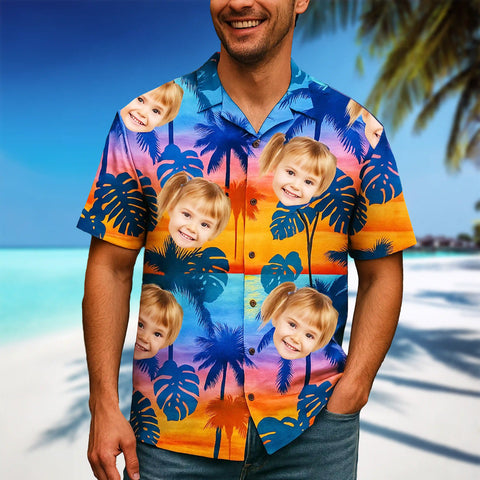 Personalized Hawaiian Shirt – Custom Pet Photo Unisex Beach Shirt