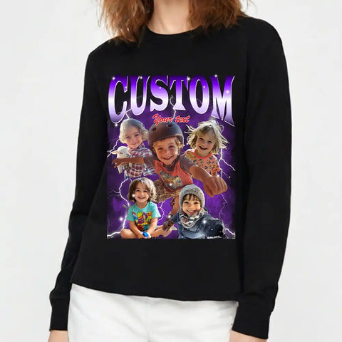 Personalized Bootleg Rap Tee – Custom Vintage Style for Music Lovers