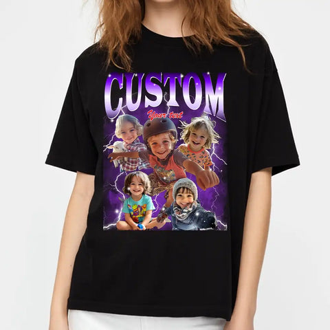 Personalized Bootleg Rap Tee – Custom Vintage Style for Music Lovers