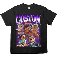 Personalized Bootleg Rap Tee – Custom Vintage Style for Music Lovers