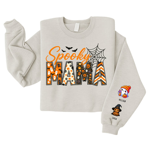 Halloween Gift for Mom – Personalized Sweatshirts with Cute Characters