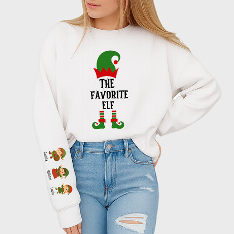 Personalized Christmas Elf Shirt – Customize Name & Traits