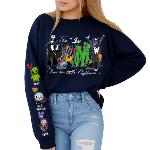Personalized Halloween sweatshirt，hoodie  - customizable with cute characters and names