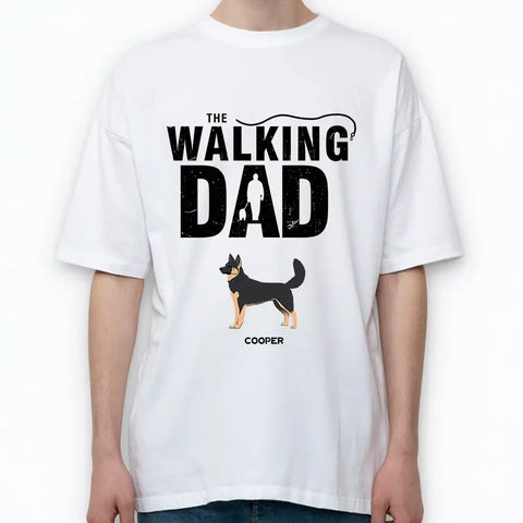 Camiseta, sudadera y sudadera unisex personalizada "The Walking Parents" - Regalo para dueños y amantes de las mascotas. 