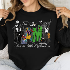 Personalized Halloween sweatshirt，hoodie  - customizable with cute characters and names