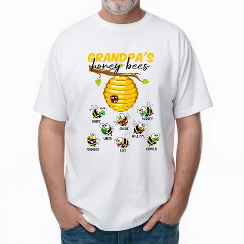 Personalized Grandma’s Honey Bees Sweatshirt with Kids’ Names