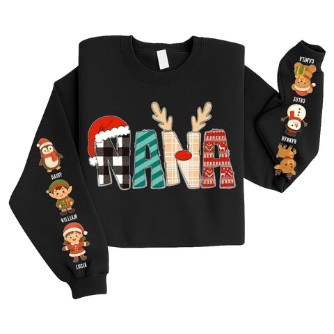 INK P.O.D | Personalized Family Christmas Sweatshirt – Matching Holiday Sweater for Her, Him & Kids