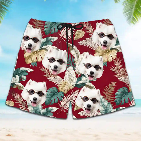 Custom Aloha Shorts with Any Face – Kids, Pets, Partners & More!