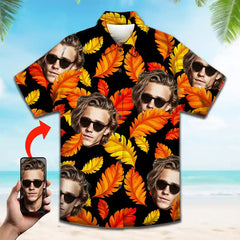 Camisa hawaiana divertida y personalizada: ¡agrega caras para lograr el mejor look! 