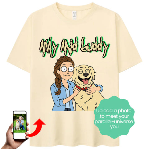 Custom Earth137 Parallel Universe T-Shirts & Hoodies/Sweatshirts – Personalized Cartoon Portrait Gifts for Friends, Family, or Couples