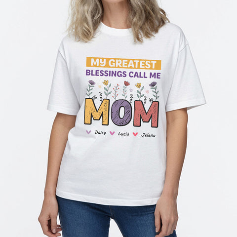 T-shirts, sweats à capuche et sweatshirts personnalisés en coton premium - Cadeaux pour maman 