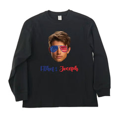 Camiseta personalizada con foto del 4 de julio: camiseta personalizada del Día de la Independencia con tu cara o imagen 